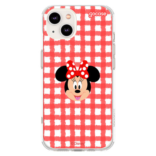 Capinha para celular Mickey & Amigos - Minnie - Xadrez Cute