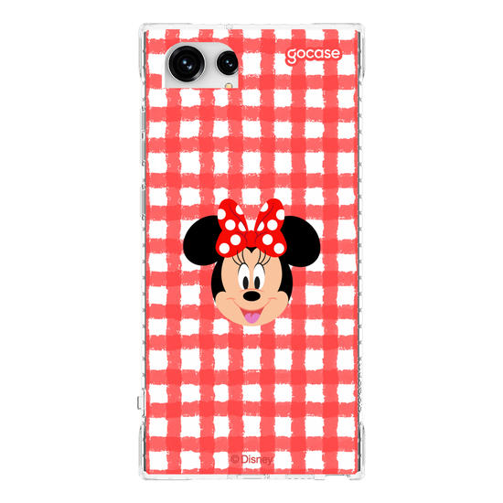 Capinha para celular Mickey & Amigos - Minnie - Xadrez Cute