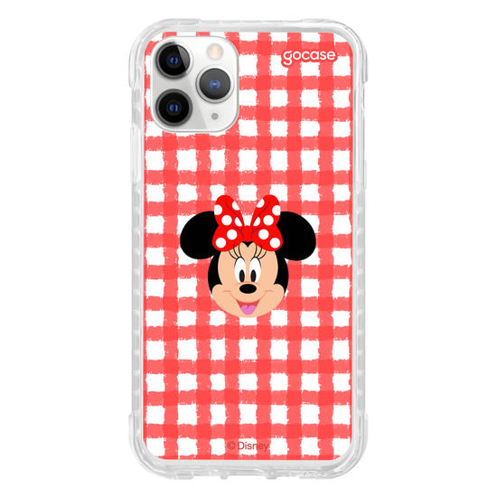 Capinha para celular Mickey & Amigos - Minnie - Xadrez Cute