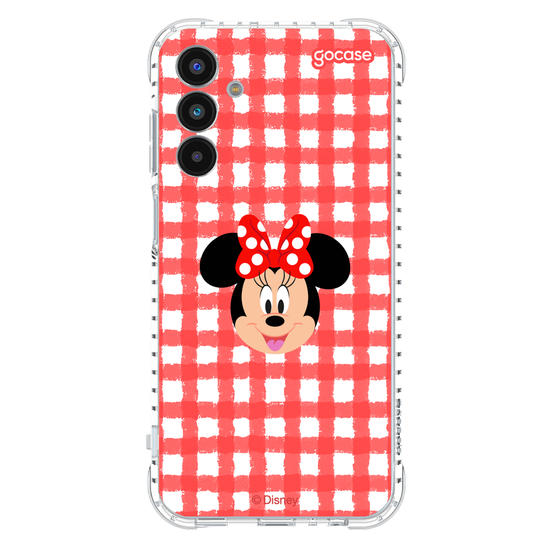 Capinha para celular Mickey & Amigos - Minnie - Xadrez Cute
