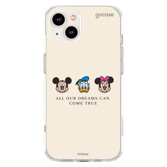 Capinha para celular  Turma do Mickey - Emoji e Frase Minimalista