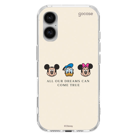 Capinha para celular  Turma do Mickey - Emoji e Frase Minimalista