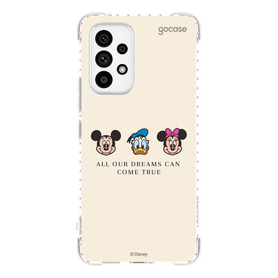 Capinha para celular  Turma do Mickey - Emoji e Frase Minimalista