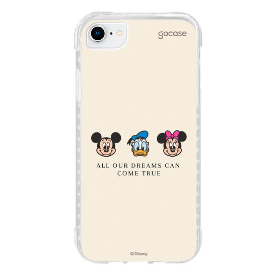 Capinha para celular  Turma do Mickey - Emoji e Frase Minimalista