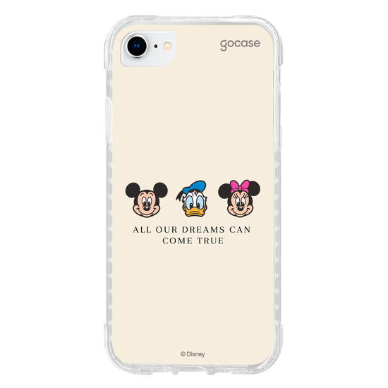 Capinha para celular  Turma do Mickey - Emoji e Frase Minimalista