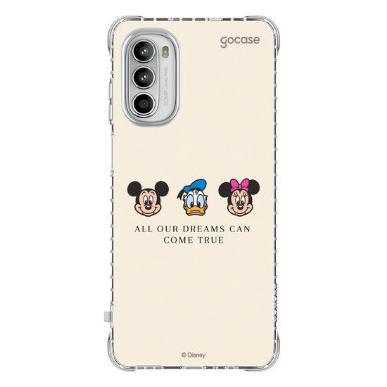 Capinha para celular  Turma do Mickey - Emoji e Frase Minimalista