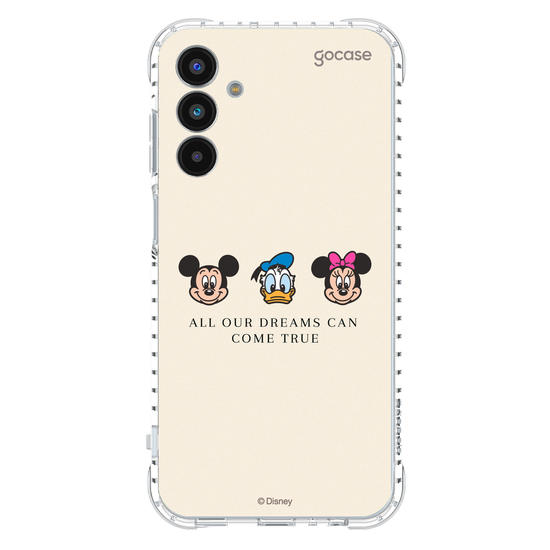 Capinha para celular  Turma do Mickey - Emoji e Frase Minimalista