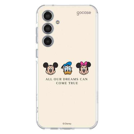 Capinha para celular  Turma do Mickey - Emoji e Frase Minimalista