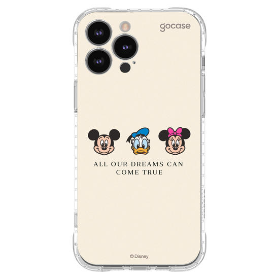 Capinha para celular  Turma do Mickey - Emoji e Frase Minimalista