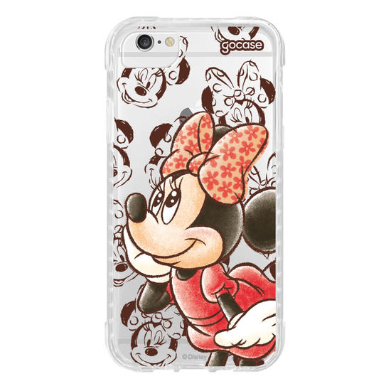 Capinha para celular  Minnie Ilustrado Com Pattern