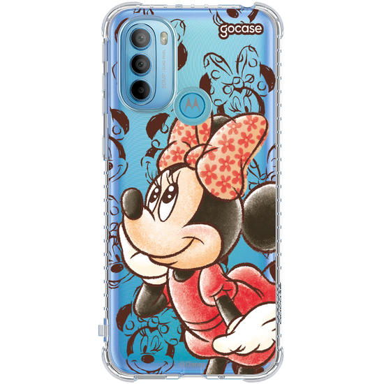 Capinha para celular  Minnie Ilustrado Com Pattern