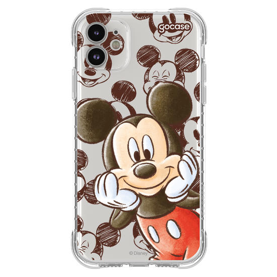 Capinha para celular  Mickey Ilustrado Com Pattern