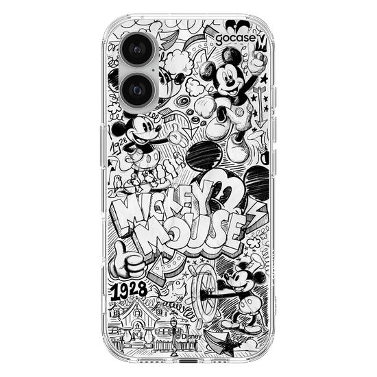 Capinha para celular  Turma do Mickey - Pattern Rabiscado