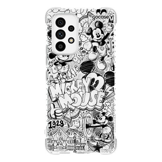 Capinha para celular  Turma do Mickey - Pattern Rabiscado