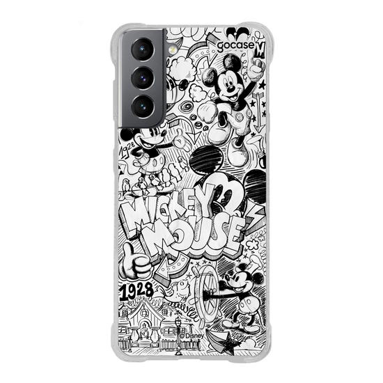Capinha para celular  Turma do Mickey - Pattern Rabiscado