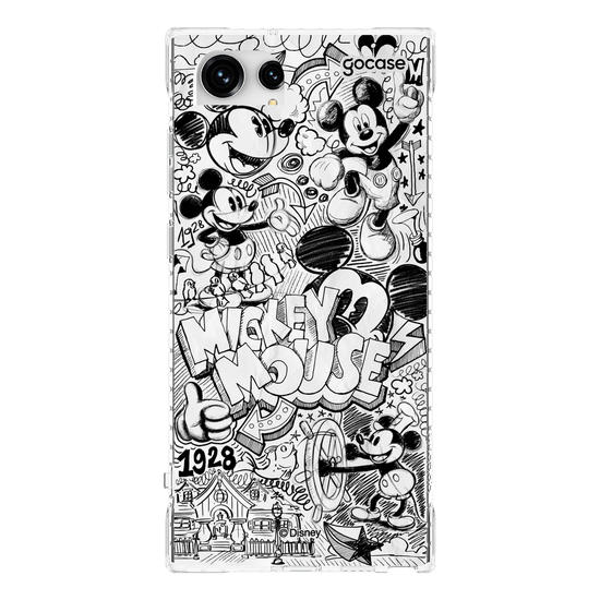 Capinha para celular  Turma do Mickey - Pattern Rabiscado