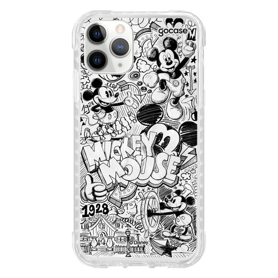 Capinha para celular  Turma do Mickey - Pattern Rabiscado