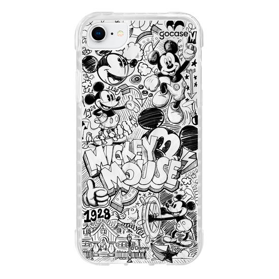 Capinha para celular  Turma do Mickey - Pattern Rabiscado