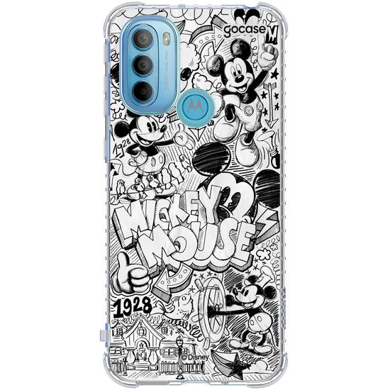Capinha para celular  Turma do Mickey - Pattern Rabiscado