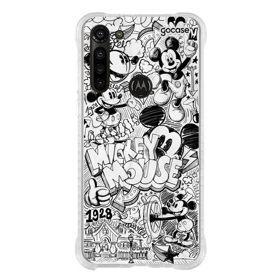 Capinha para celular  Turma do Mickey - Pattern Rabiscado