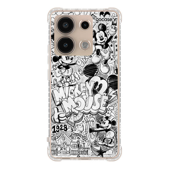 Capinha para celular  Turma do Mickey - Pattern Rabiscado