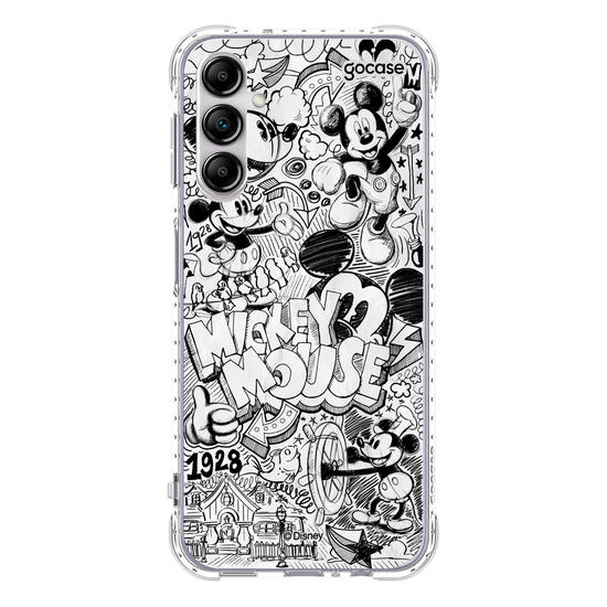 Capinha para celular  Turma do Mickey - Pattern Rabiscado