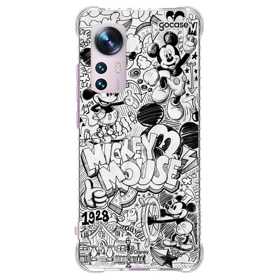 Capinha para celular  Turma do Mickey - Pattern Rabiscado