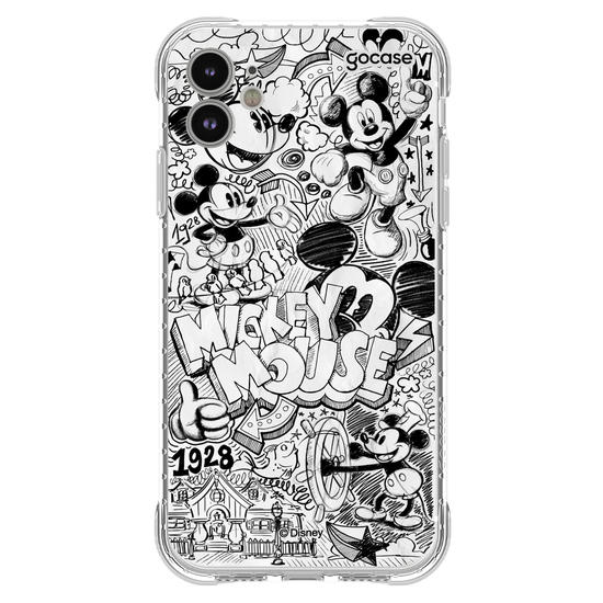 Capinha para celular  Turma do Mickey - Pattern Rabiscado