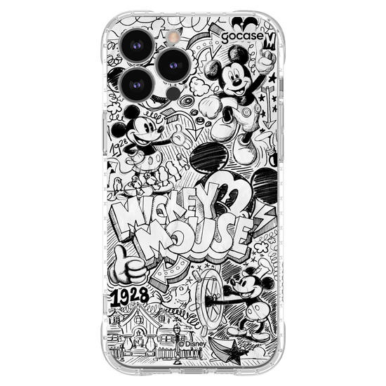 Capinha para celular  Turma do Mickey - Pattern Rabiscado