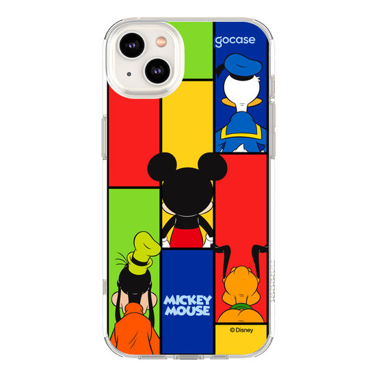 Capinha para celular  Mickey e Amigos - Pose de Costas