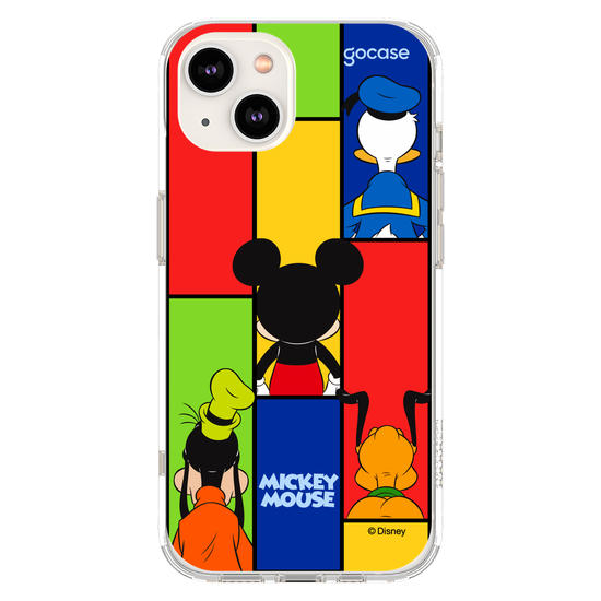 Capinha para celular  Mickey e Amigos - Pose de Costas