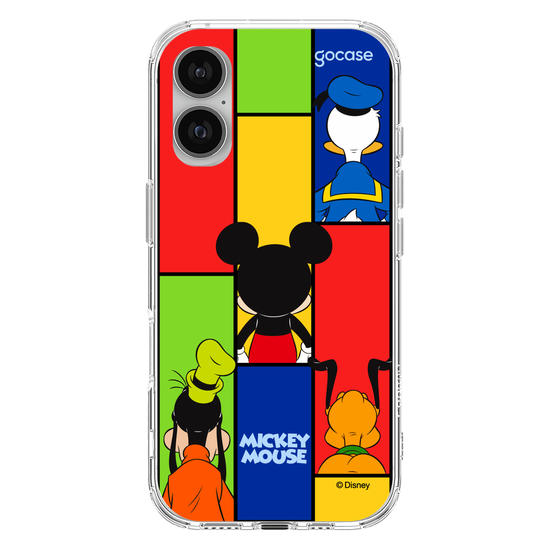 Capinha para celular  Mickey e Amigos - Pose de Costas