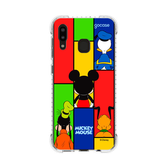 Capinha para celular  Mickey e Amigos - Pose de Costas