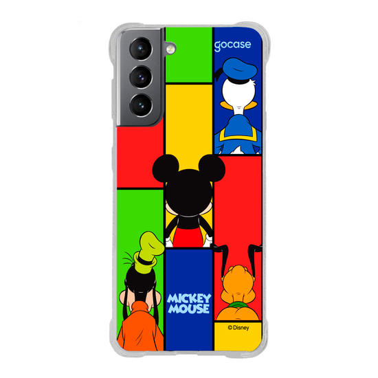 Capinha para celular  Mickey e Amigos - Pose de Costas