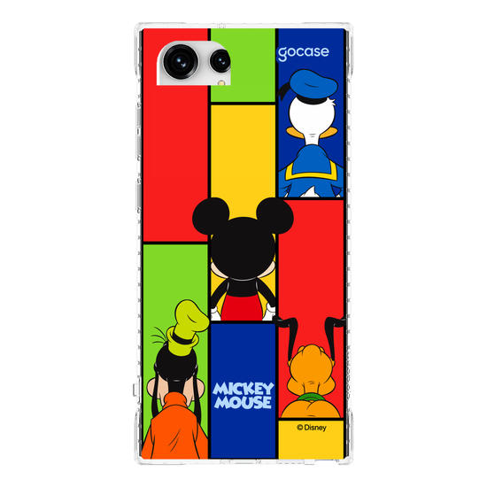 Capinha para celular  Mickey e Amigos - Pose de Costas