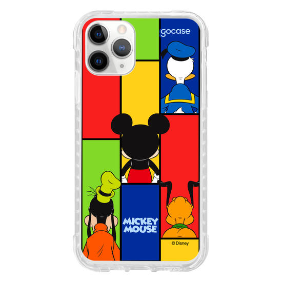 Capinha para celular  Mickey e Amigos - Pose de Costas