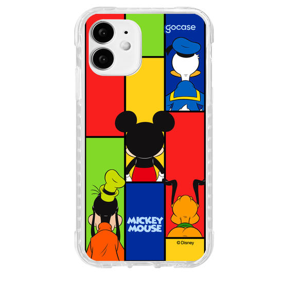 Capinha para celular  Mickey e Amigos - Pose de Costas