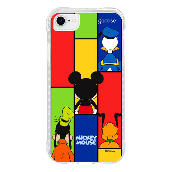 Capinha para celular  Mickey e Amigos - Pose de Costas