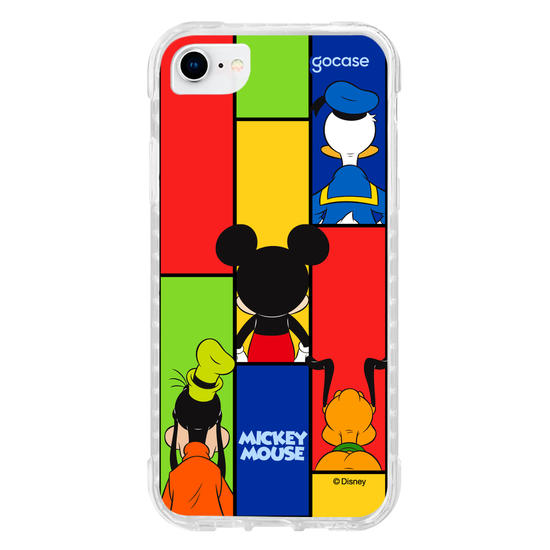 Capinha para celular  Mickey e Amigos - Pose de Costas