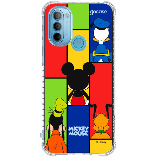 Capinha para celular  Mickey e Amigos - Pose de Costas