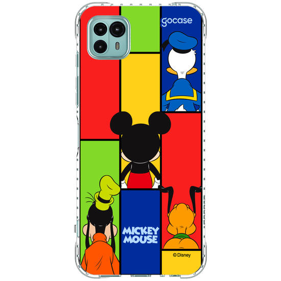 Capinha para celular  Mickey e Amigos - Pose de Costas
