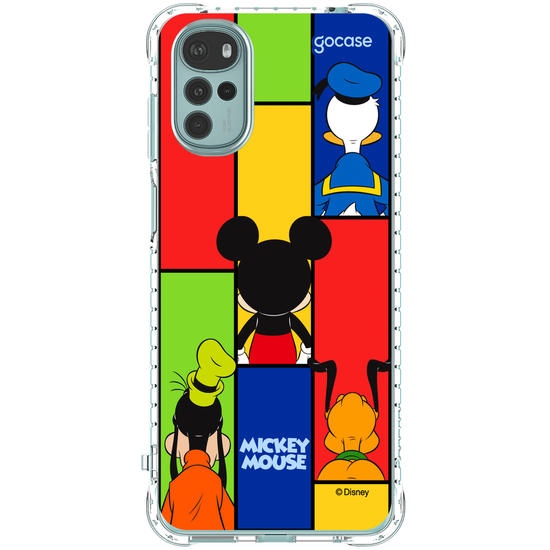 Capinha para celular  Mickey e Amigos - Pose de Costas