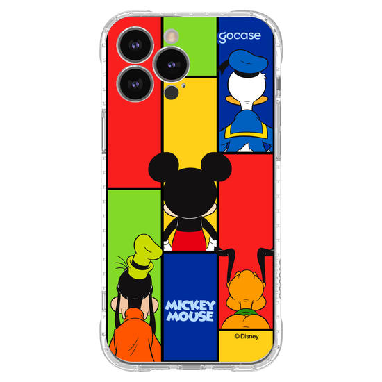 Capinha para celular  Mickey e Amigos - Pose de Costas