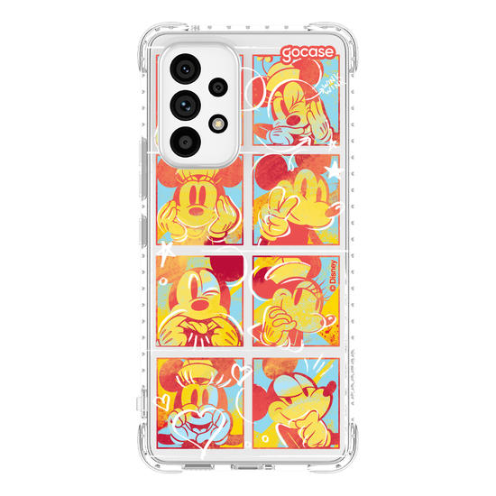 Capinha para celular  Mickey e Minnie Sketch Coloridos