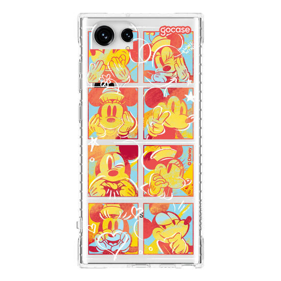 Capinha para celular  Mickey e Minnie Sketch Coloridos