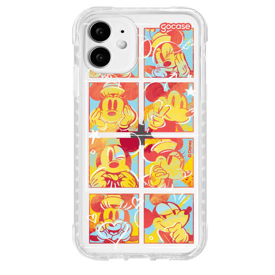 Capinha para celular  Mickey e Minnie Sketch Coloridos