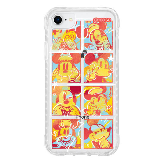 Capinha para celular  Mickey e Minnie Sketch Coloridos