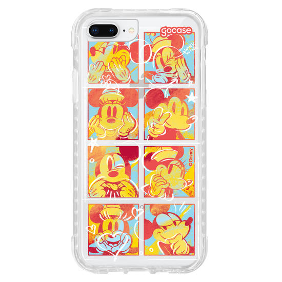 Capinha para celular  Mickey e Minnie Sketch Coloridos