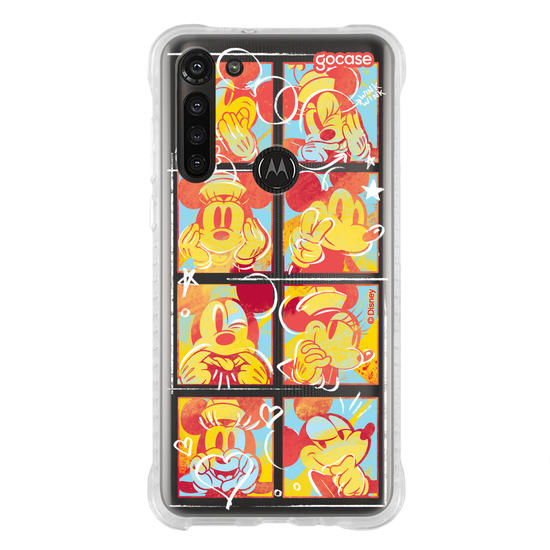 Capinha para celular  Mickey e Minnie Sketch Coloridos