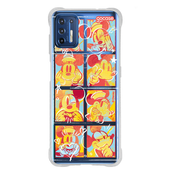 Capinha para celular  Mickey e Minnie Sketch Coloridos